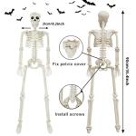 2-Pack 36" Realistic Skeleton Halloween Decorations