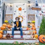 36" Movable Halloween Skeleton Decoration for Parties