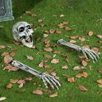 3 Pack Realistic Skeleton Yard Stakes for Halloween