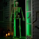 Life-Size Posable Halloween Skeleton with Moving Features