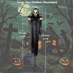 7.8Ft Flying Skull Reaper Halloween Yard Decoration