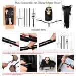 7.8Ft Flying Skull Reaper Halloween Yard Decoration