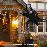 7.8Ft Flying Skull Reaper Halloween Yard Decoration