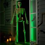 6.9 FT Life Size Posable Halloween Skeleton Prop