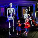 Posable 7.8ft Giant Skeleton for Halloween Decor