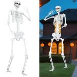 Giant Poseable Skeleton for Halloween Decor