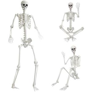 Giant 7.9ft Posable Life Size Skeleton Decoration