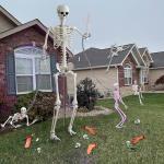Giant 7.9ft Posable Life Size Skeleton Decoration