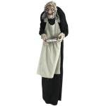 Life-Size Scary Zombie Maid Animatronic Decoration