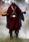6 FT Headless Horseman Halloween Animatronic Decoration