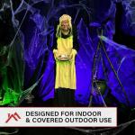 Life-Size Scary Zombie Maid Animatronic Decoration