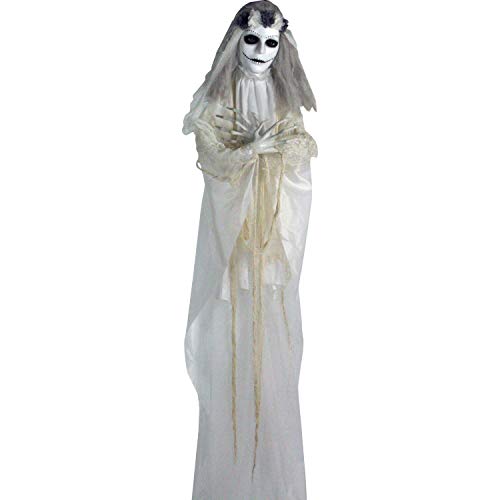Animated Moaning Skeleton Bride Halloween Prop