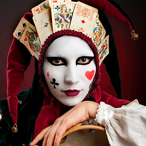 MEICOLY Pro Clown Makeup Kit for Halloween