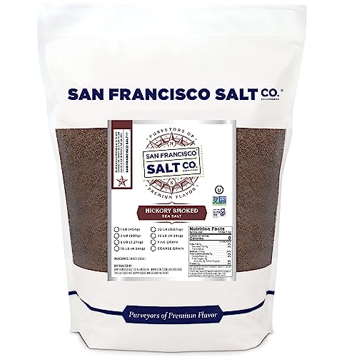 Hickory Smoked Sea Salt – 2 lb Fine Grain