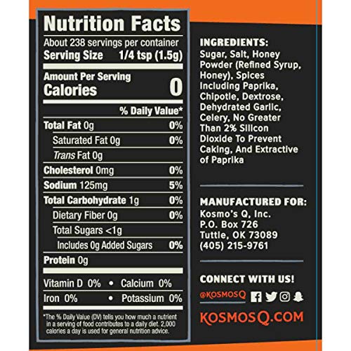 Killer Bee Honey Chipotle BBQ Rub - 12 oz