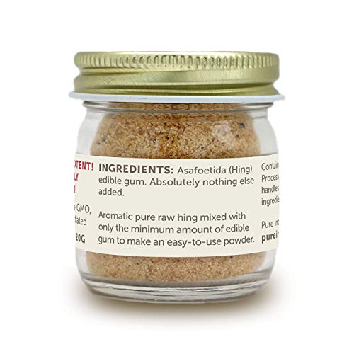 Pure Indian Hing Asafoetida Spice - 20g Bottle