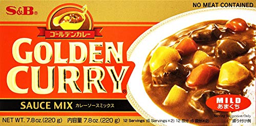 S&B Mild Golden Curry Sauce Mix, 7.8 oz