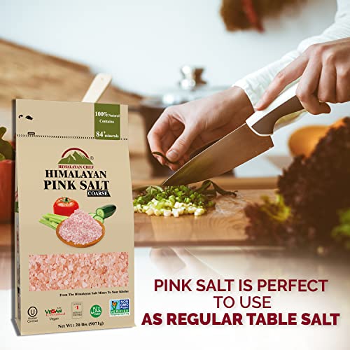 Coarse Pink Himalayan Salt - 20 lb Bag