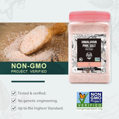 Soeos Fine Grain Himalayan Pink Salt, 80oz