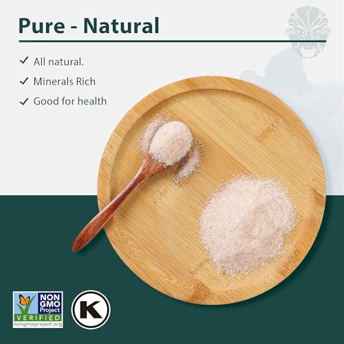 Soeos Fine Grain Himalayan Pink Salt, 80oz