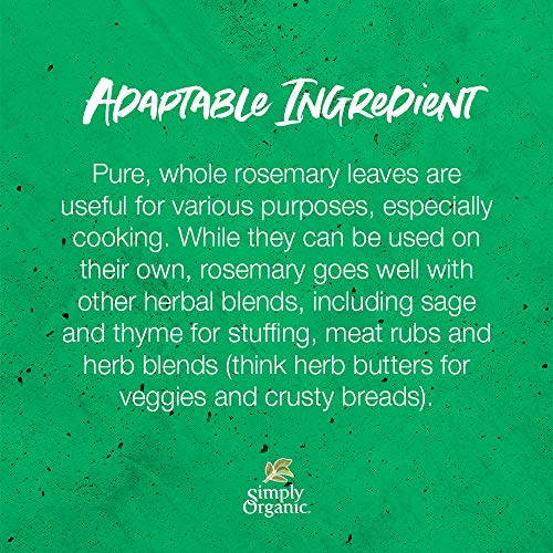 Organic Whole Rosemary Leaf - Flavorful & Aromatic