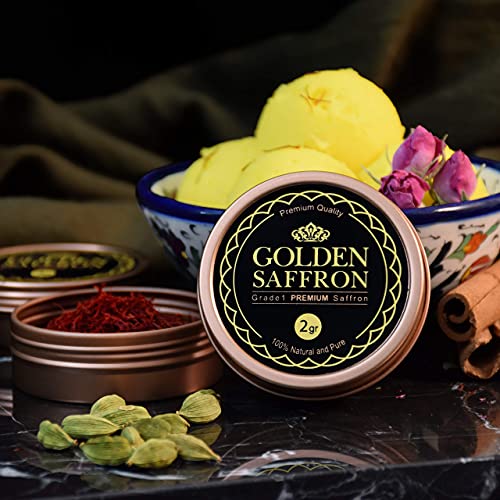 Premium Grade A+ Pure Golden Saffron Threads