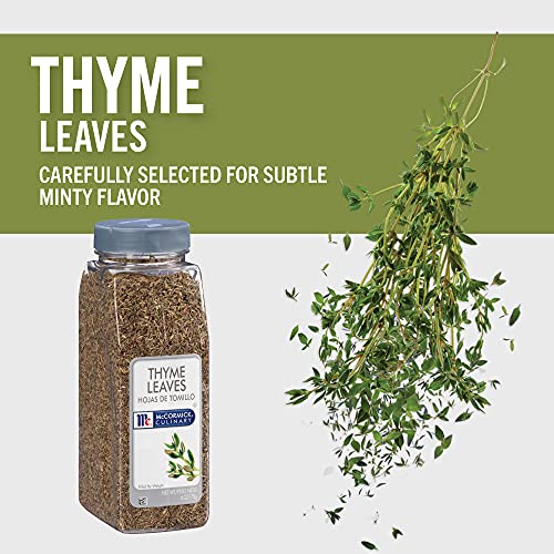 Gourmet Dried Thyme Leaves, 6 oz Container