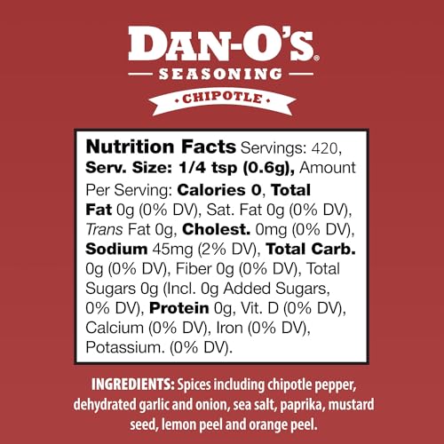 Dan-O's All-Purpose Chipotle Seasoning, 8.9 oz