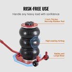 VEVOR 3 Ton Triple Bag Air Jack - Red