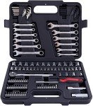 121-Piece Mechanic Tool Socket Set with Toolbox