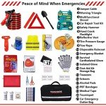 Roadside Emergency Tool Kit with Jumper Cables