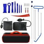 22-Piece Portable Car Tool Set with Pin Puller