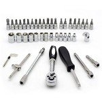 46PCS Metric Socket Set with Ratchet Wrench