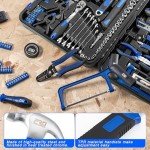 259-Piece Portable Tool Kit for Home and Auto