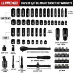 95-Piece Impact Socket Set with Ratchet & Bits