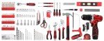 276-Piece Tool Set with Cordless Drill & Storage