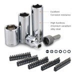 201-Piece Mechanic's Tool Socket Set with Case