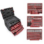 450-Piece Socket Set with Quick-Release Ratchet