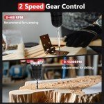 276-Piece Tool Set with Cordless Drill & Storage