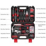 128-Piece Home Repair Tool Set with Toolbox