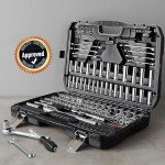 201-Piece Mechanic's Tool Socket Set with Case