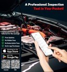 Bluetooth OBD2 Scanner for iPhone/Android Cars