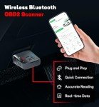 Bluetooth OBD2 Scanner for iPhone/Android Cars