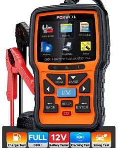 FOXWELL NT301 Plus OBD2 Scanner and Battery Tester
