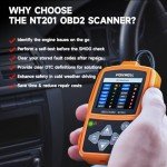FOXWELL NT201 OBD2 Scanner for Check Engine Light