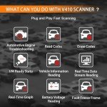 AERMOTOR V410 OBD2 Scanner for All Cars