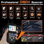 OBD2 Scanner & Battery Tester with Color Screen