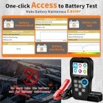 OBD2 Scanner & Battery Tester with Color Screen