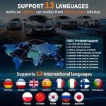 OBD2 Scanner & Battery Tester with Color Screen