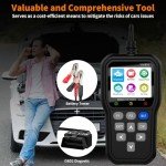 OBD2 Scanner & Battery Tester with Color Screen